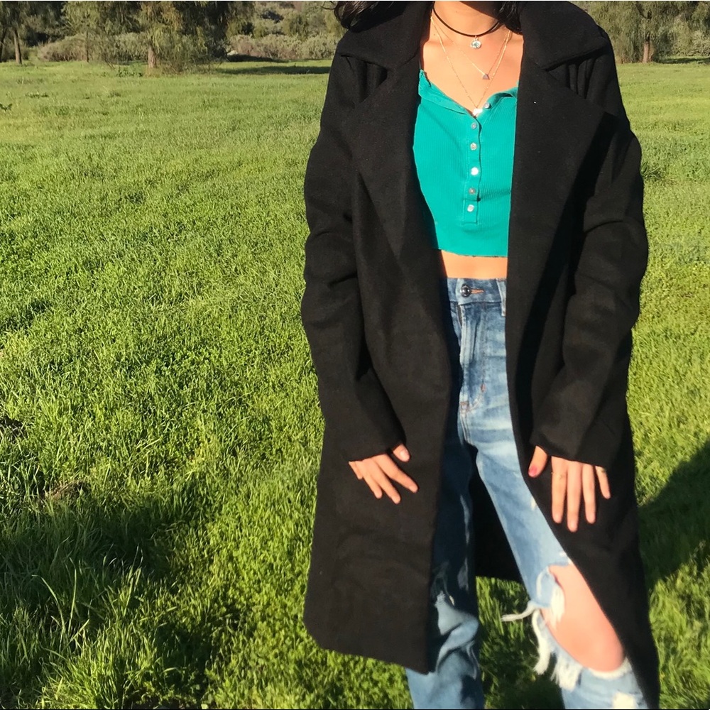 Black coat